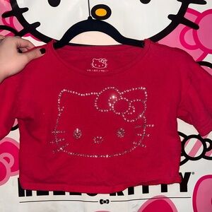 Hello Kitty Sparkling Red Short Sleeve Tee